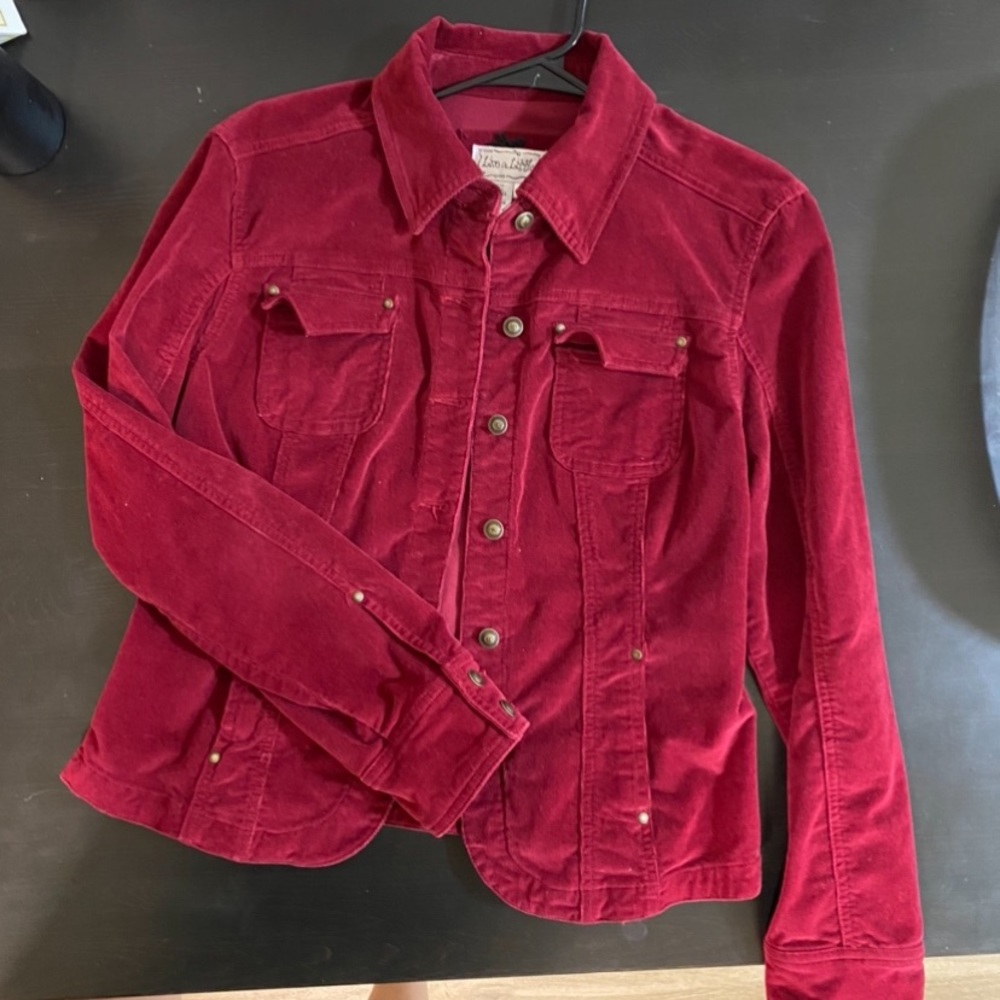Vintage Red Corduroy Jacket